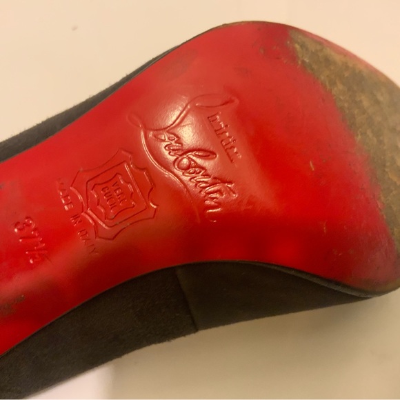 Christian Louboutin Suede Pumps Women's Size: 7.5 | IT 37.5 - Picture 8 of 9